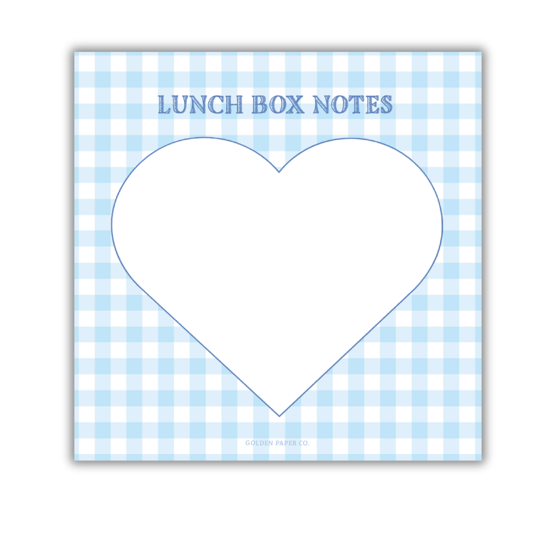 Heart Lunch Box Notes