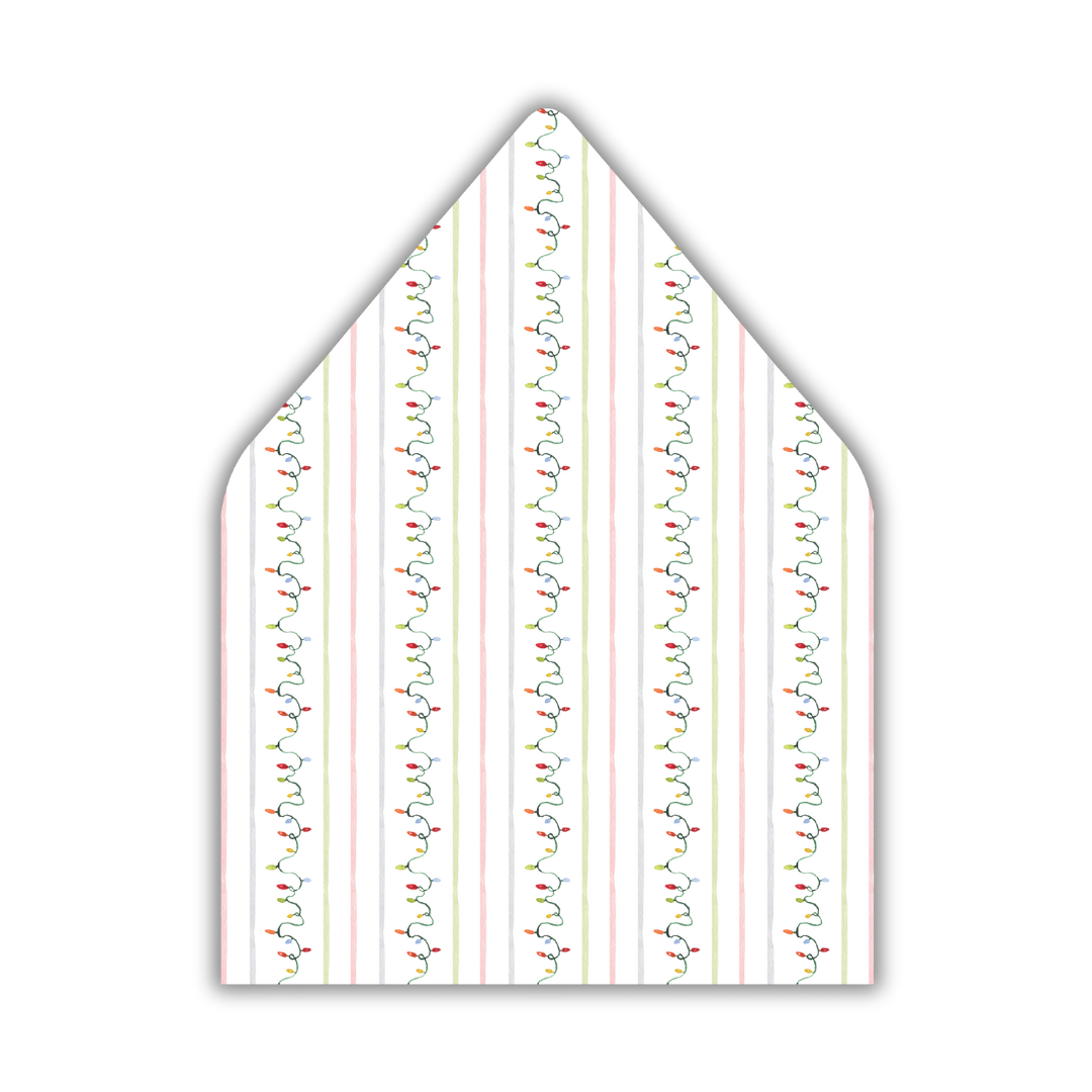 Christmas Lights Envelope Liner