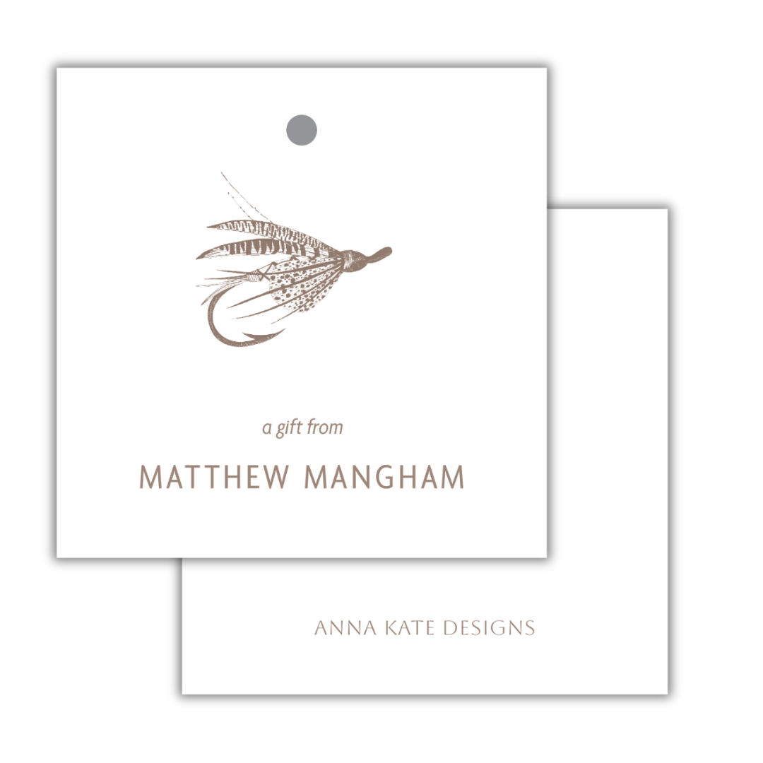Fly Fishing Gift Tag- Set of 24