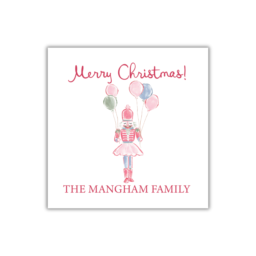 Nutcracker 3 Gift Tag & Sticker