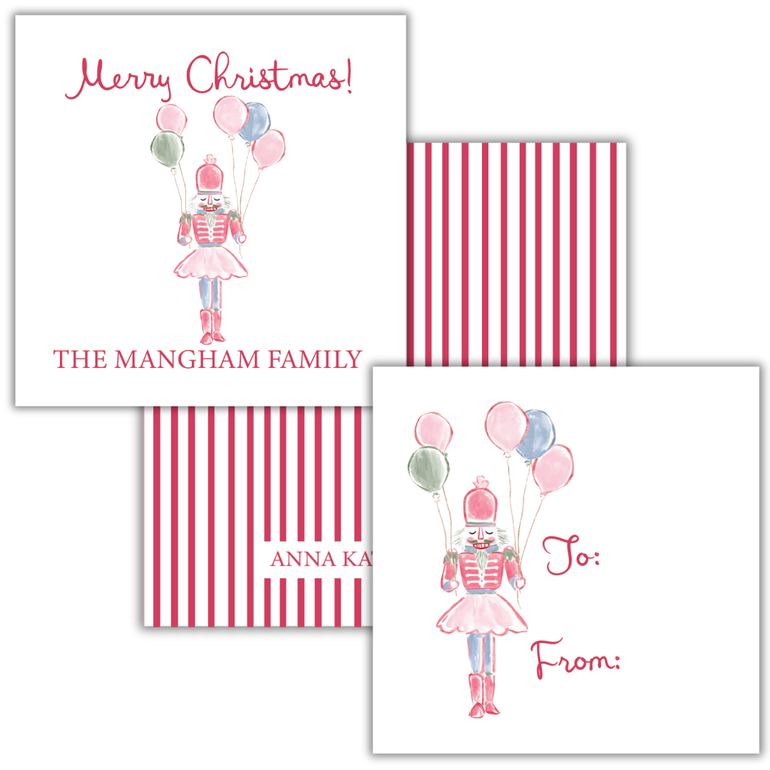 Nutcracker 3 Gift Tag & Sticker