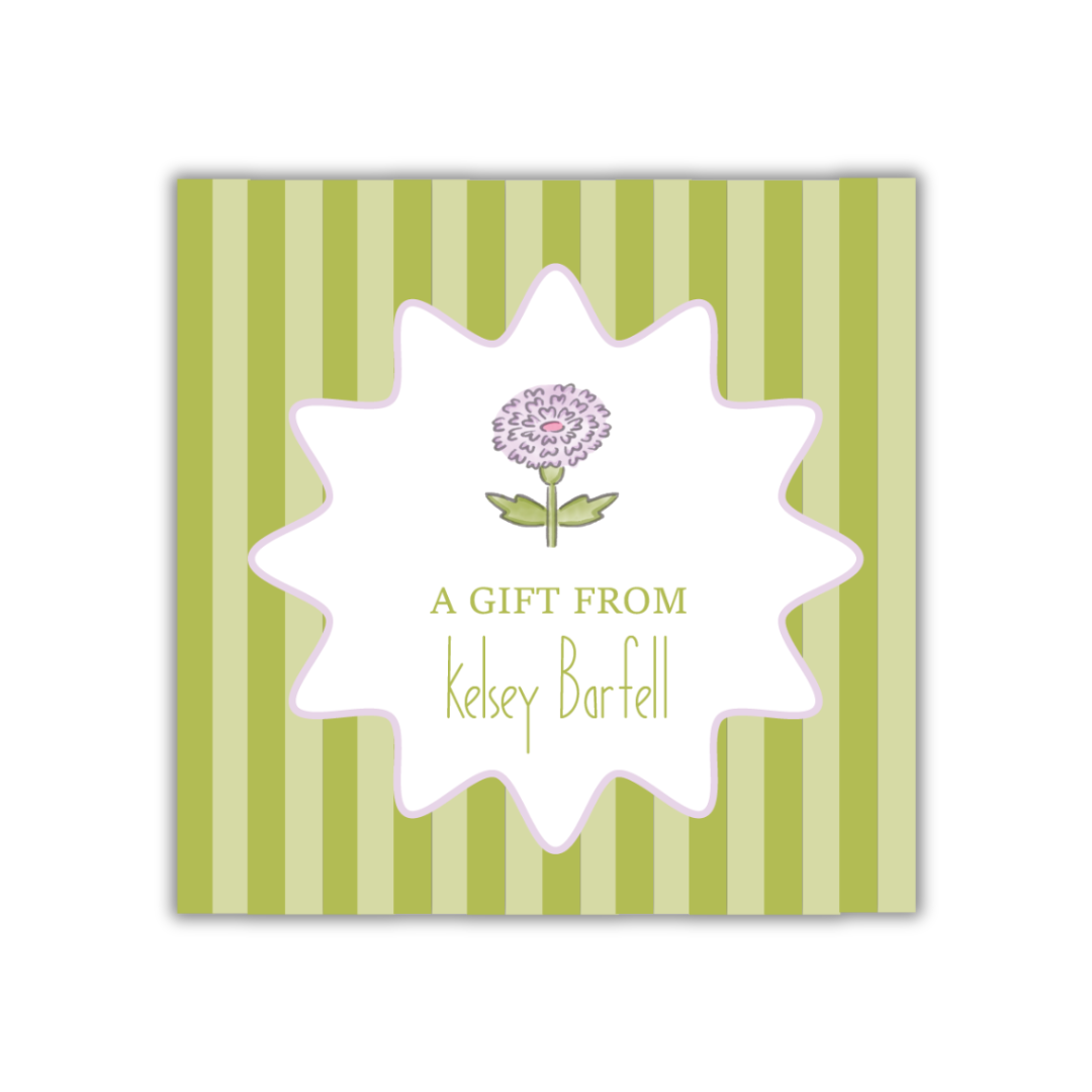 Purple Hydrangea Gift Tag