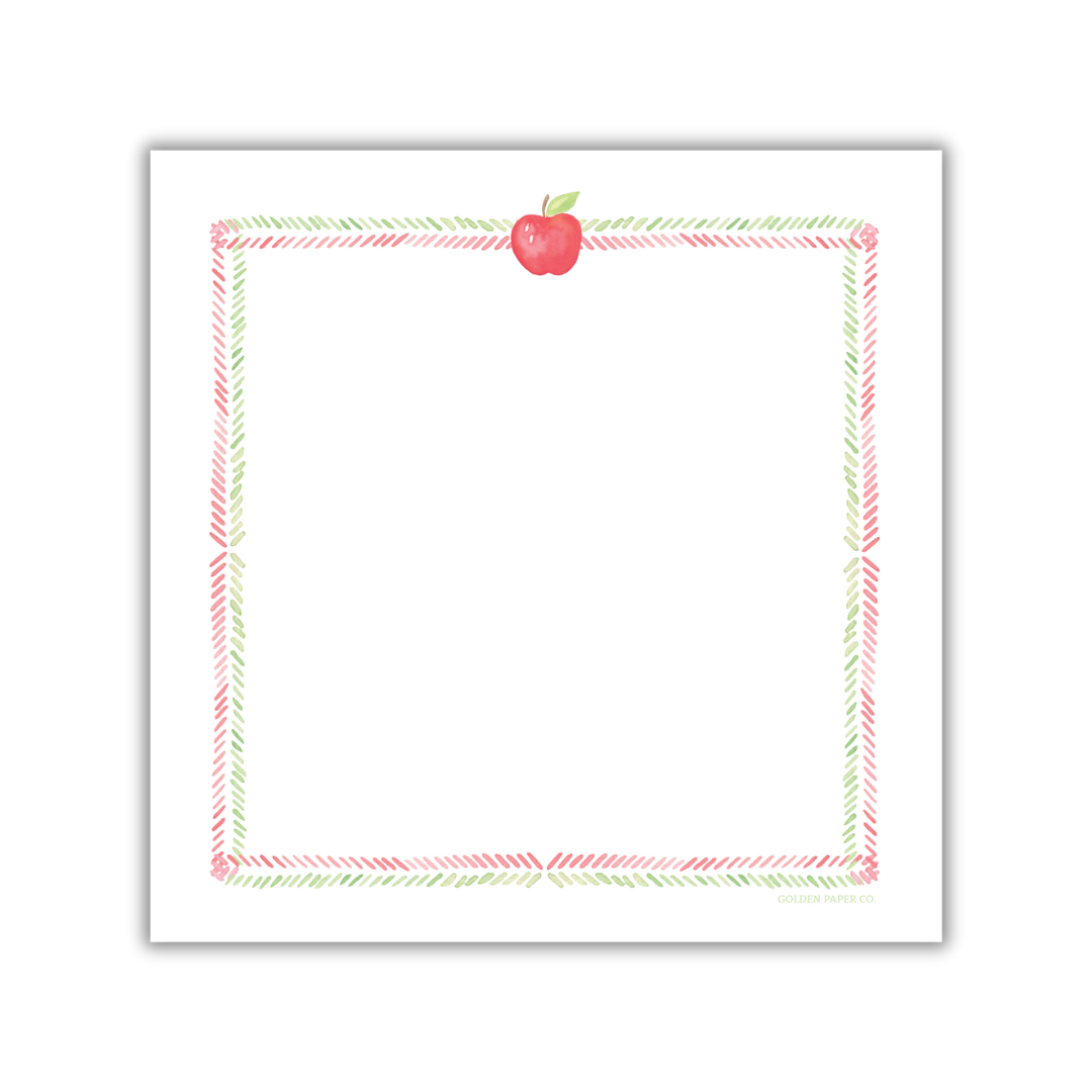 Apple Square Notepad