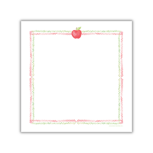 Apple Square Notepad