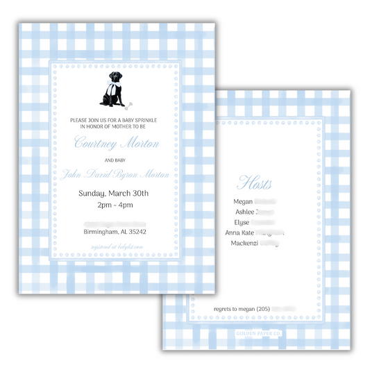 Cash Sprinkle/Shower Invite