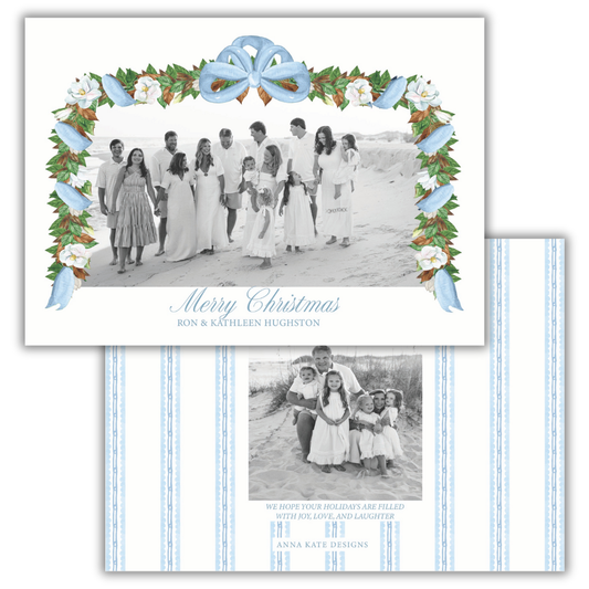Blue Magnolia 7x5 Photo Card