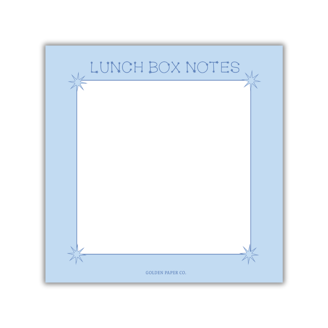 Star Lunch Box Notes Notepad