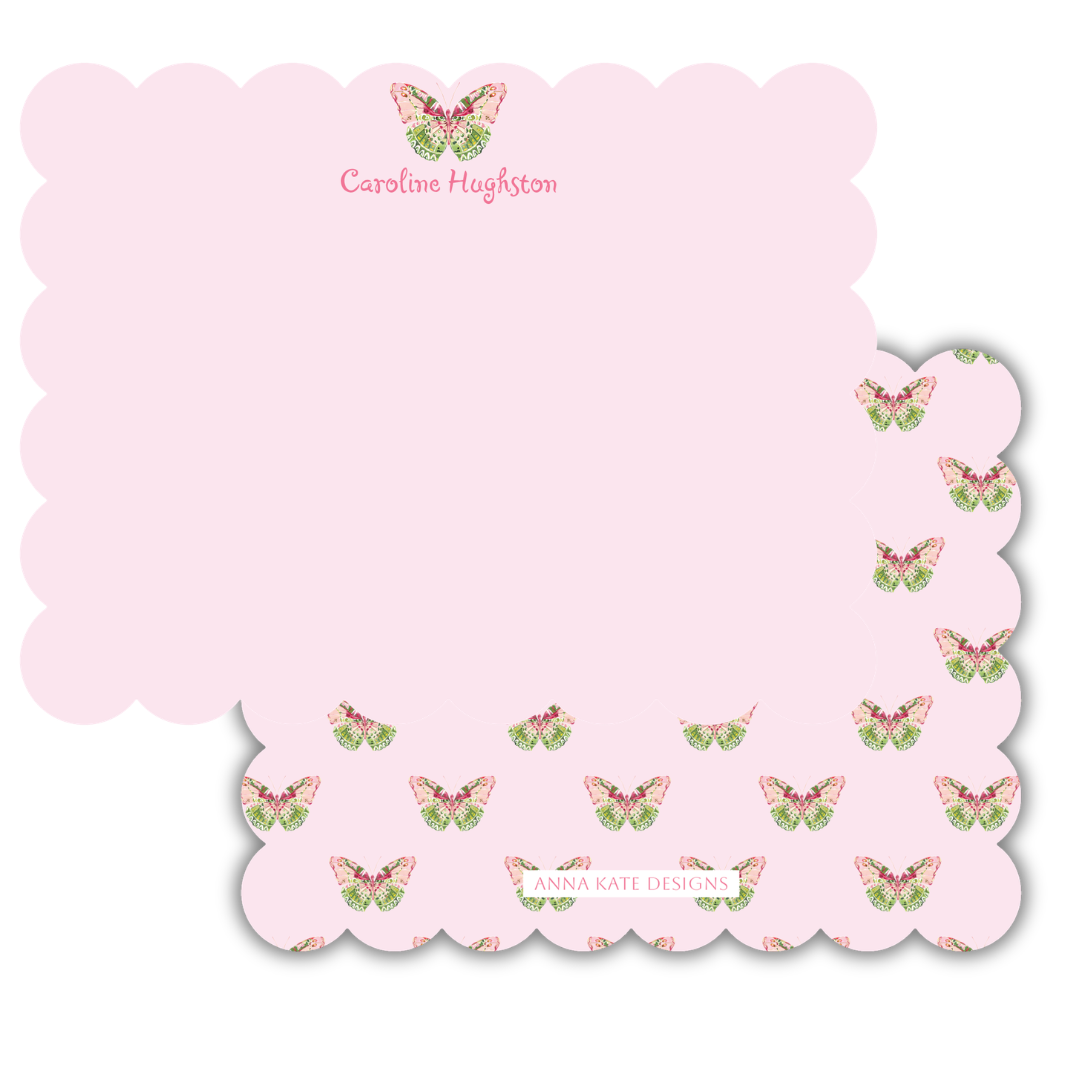 Botanical Butterfly Kids Stationery- Set of 10