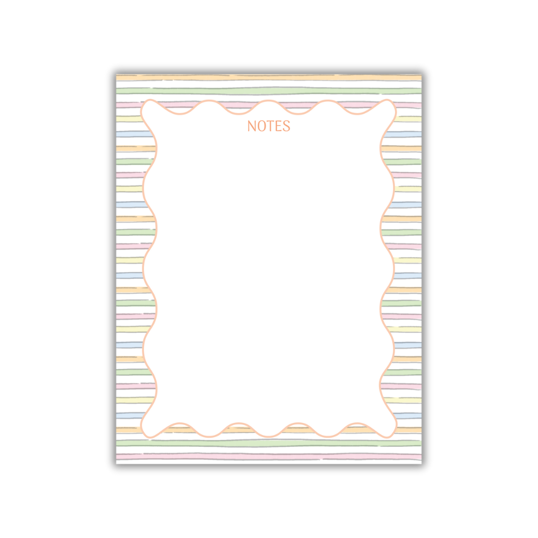Bright Stripes Notepad