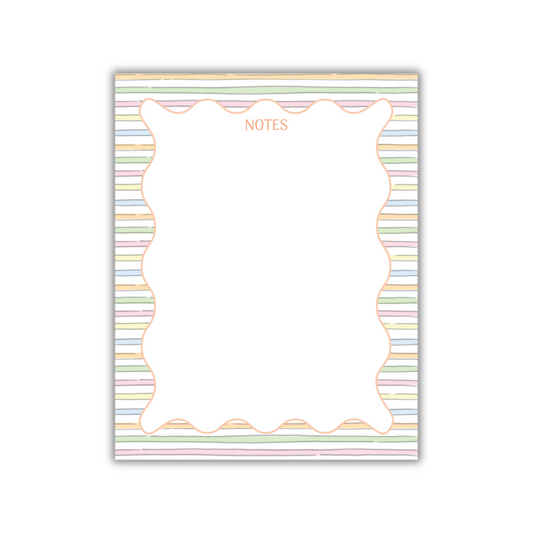 Bright Stripes Notepad