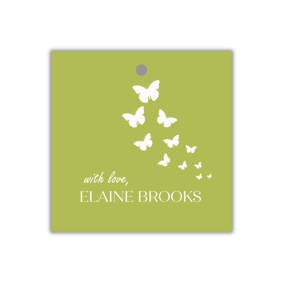 Butterfly Gift Tag
