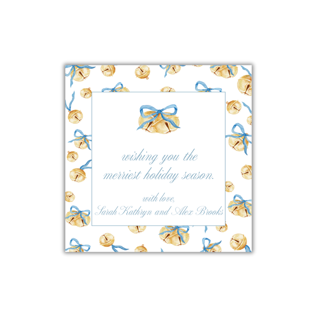 Christmas Bells Gift Tag and Sticker