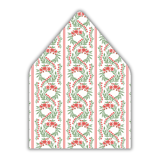Christmas Chinoiserie Envelope Liner