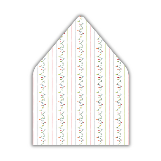 Christmas Lights Envelope Liner