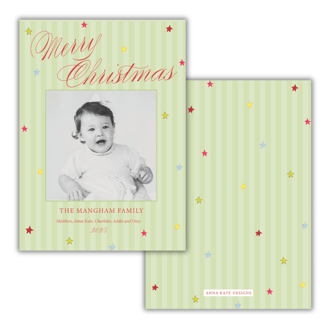 Christmas Star Photo Card