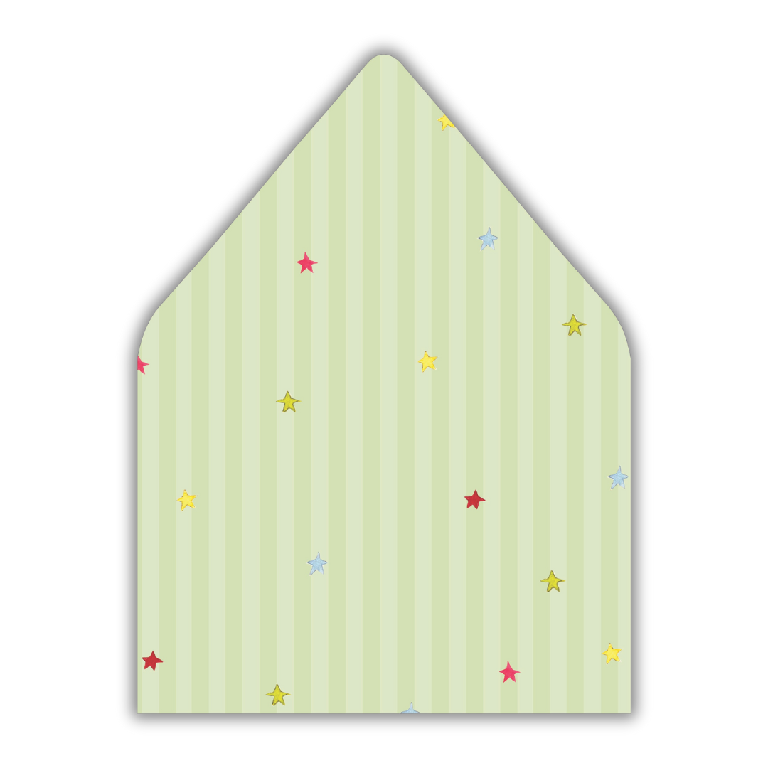 Christmas Star 2 Envelope Liner