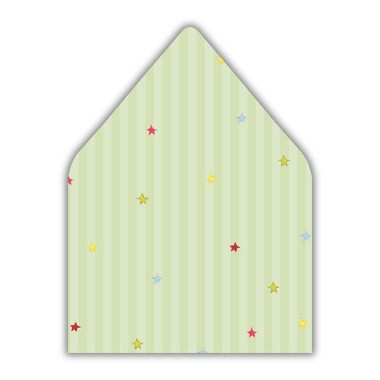 Christmas Star 2 Envelope Liner