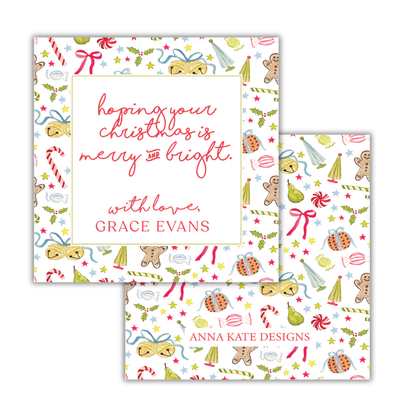 Christmas Trinkets Gift Tag and Sticker