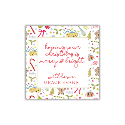 Christmas Trinkets Gift Tag and Sticker