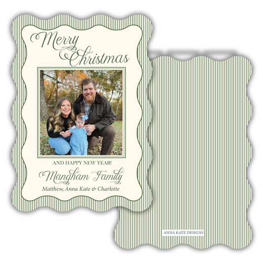 Classic Green Stripe- Wavy