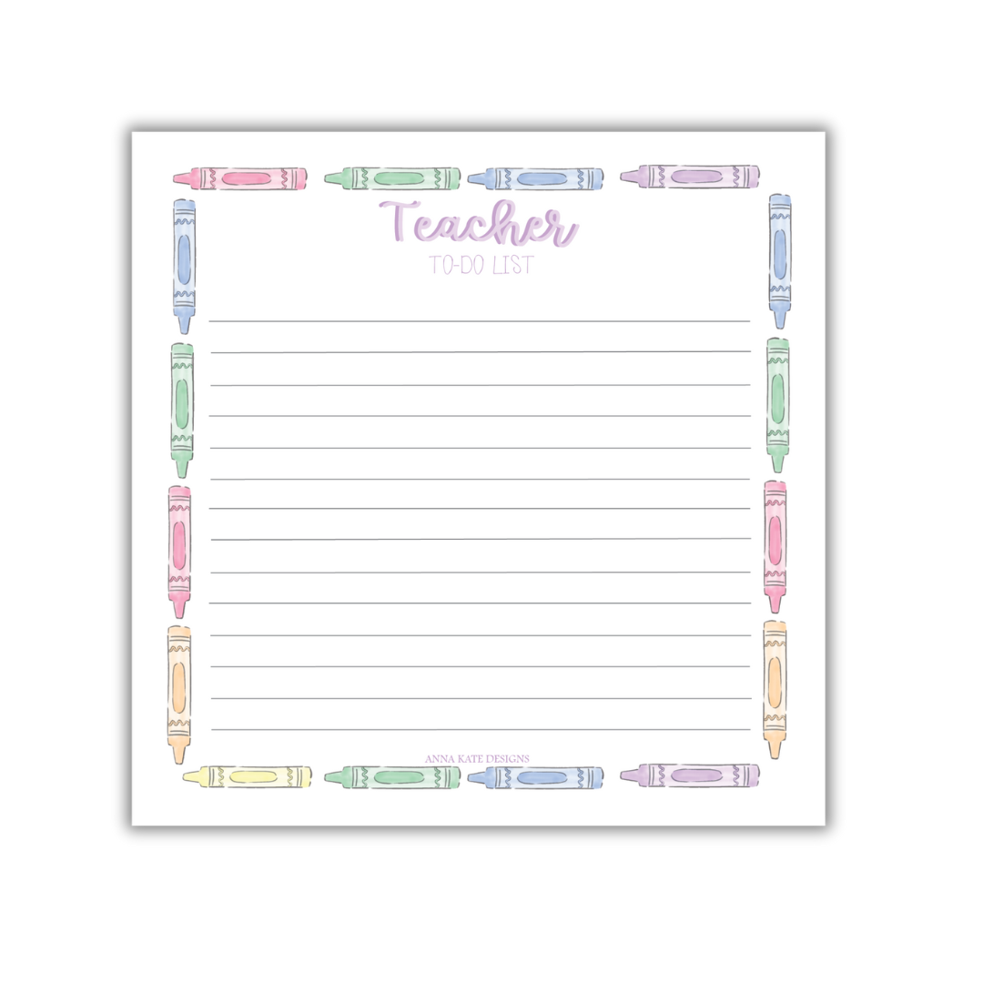 Classroom Crayon Notes
