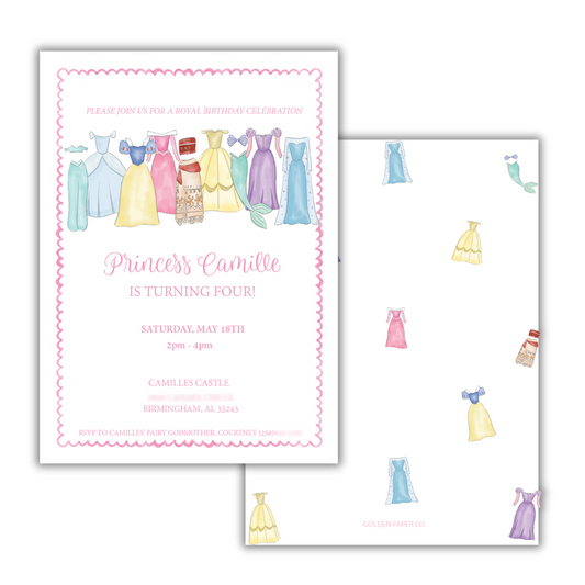 Disney Princess Invitation