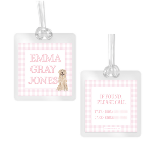 Golden Girl Bag Tag