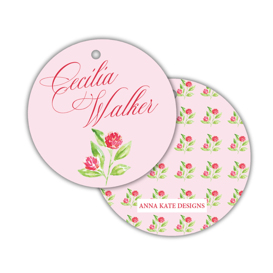 Custom Round Gift Tag