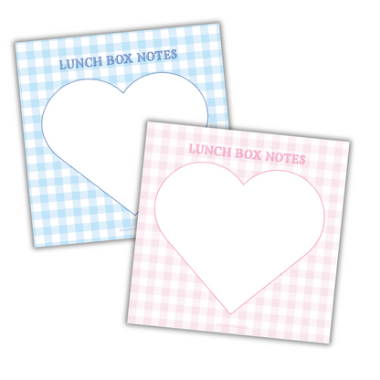 Heart Lunch Box Notes