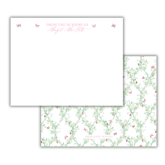Flutter From The Nursery Notecard- Set of 20 (Copy)