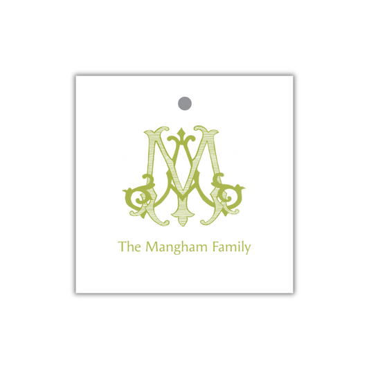 Initial Gift Tag