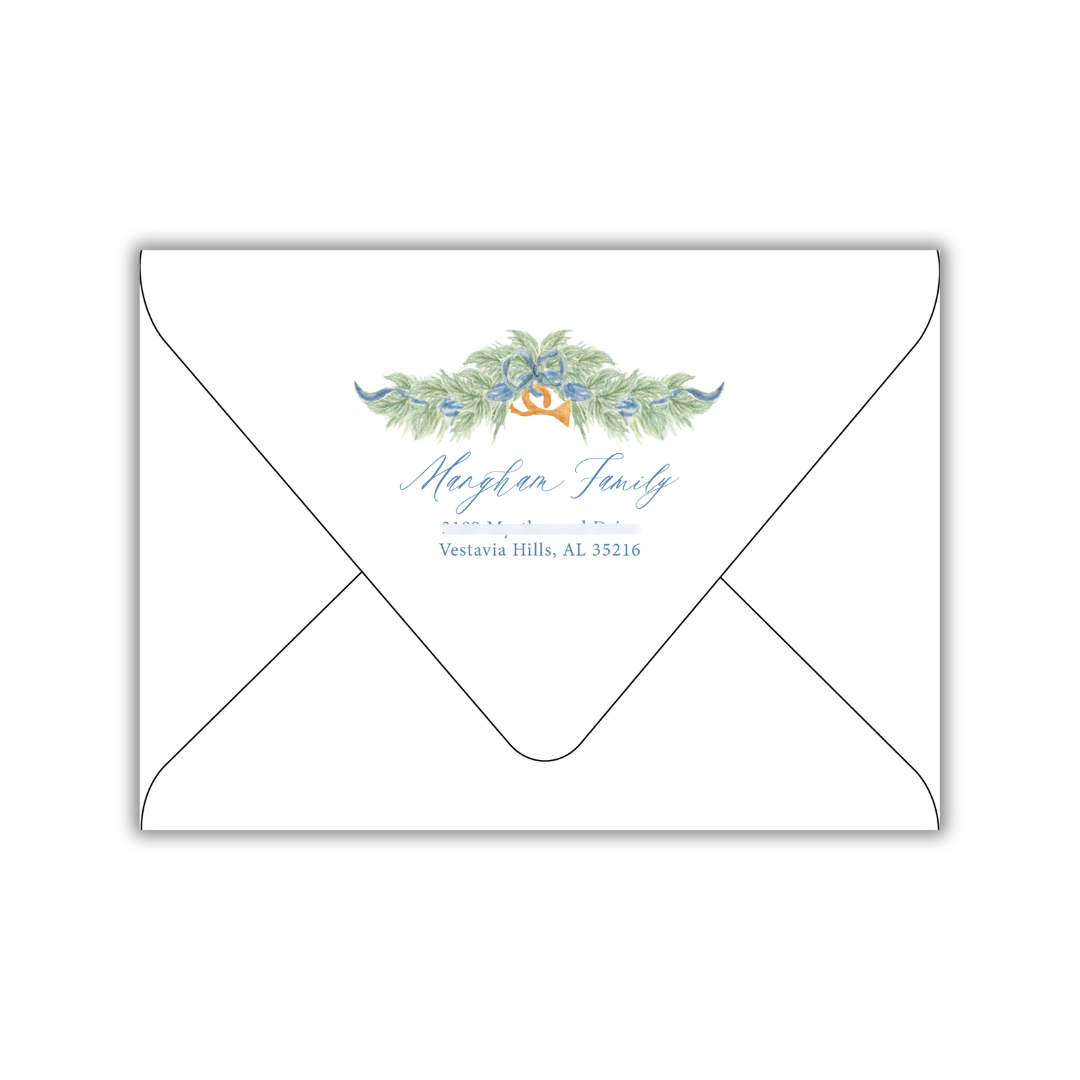 Christmas Return Address Printing