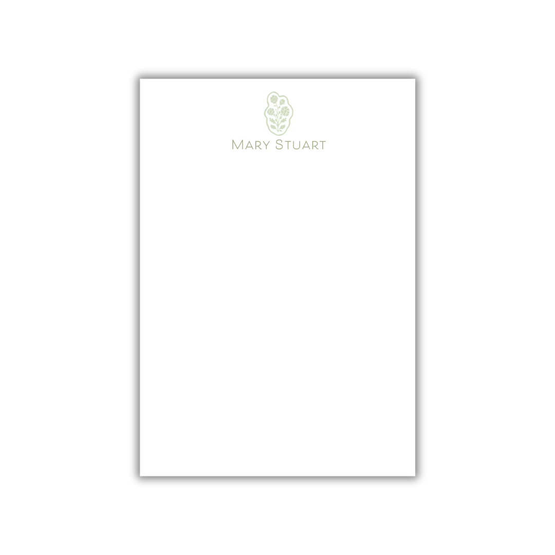 Botanical Intaglio Notepad