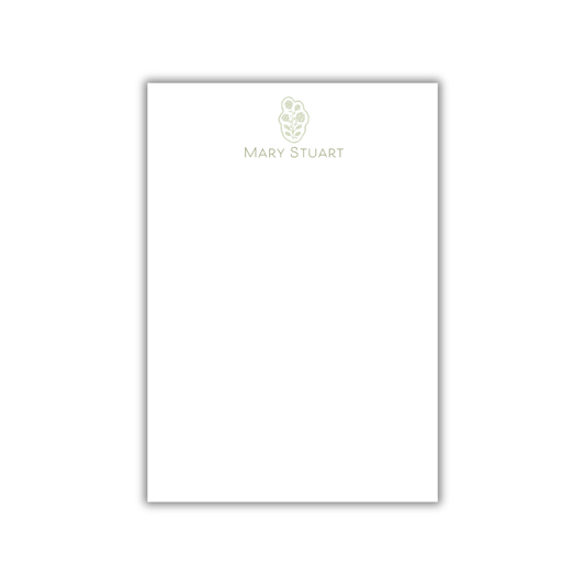 Botanical Intaglio Notepad
