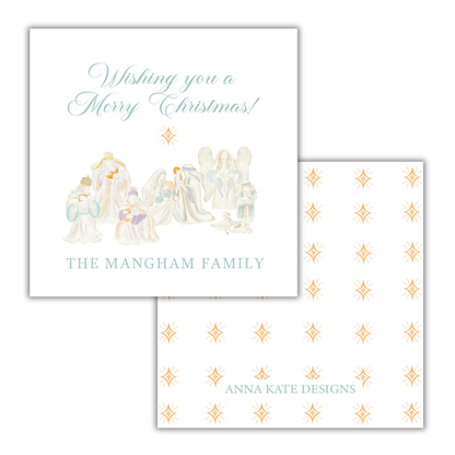 Nativity Gift Tag and Sticker