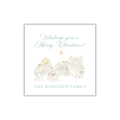 Nativity Gift Tag and Sticker