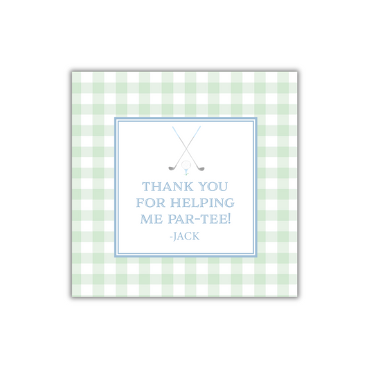 Par-Tee Gift Tag