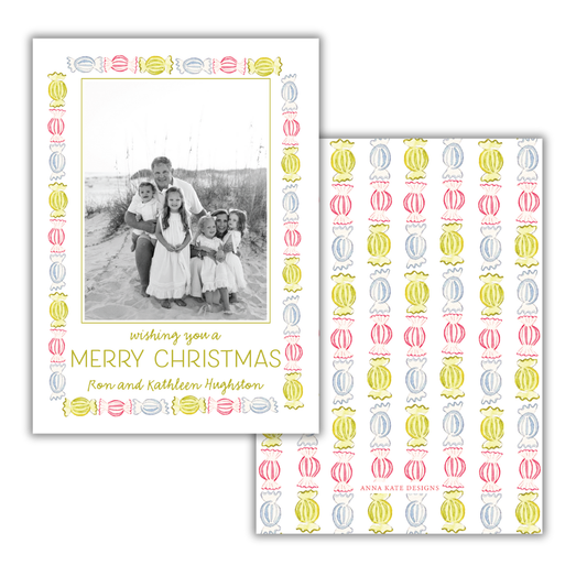 Peppermint Photo Card