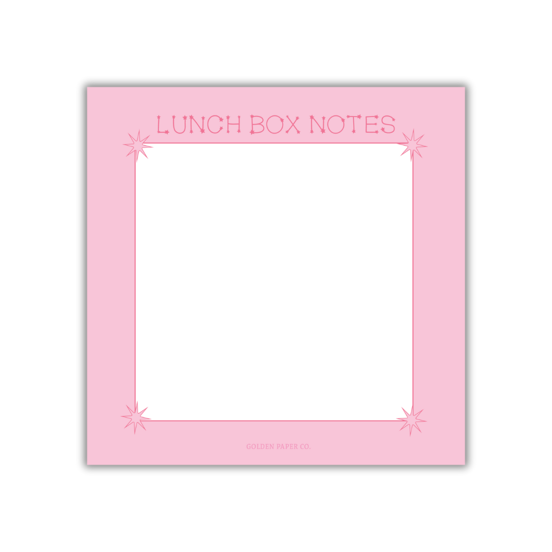 Star Lunch Box Notes Notepad