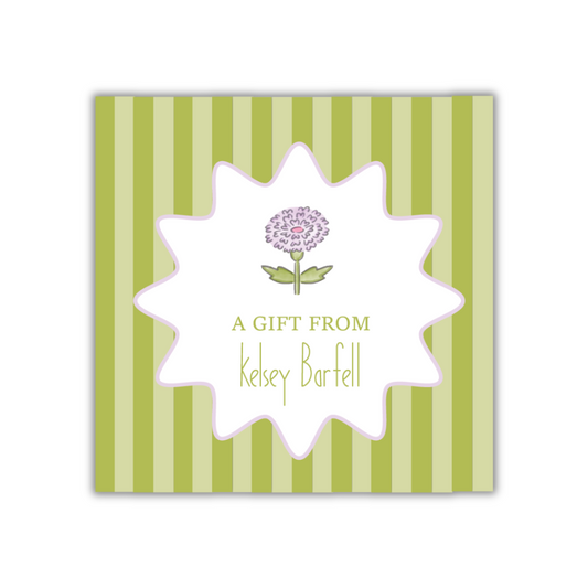Purple Hydrangea Gift Tag
