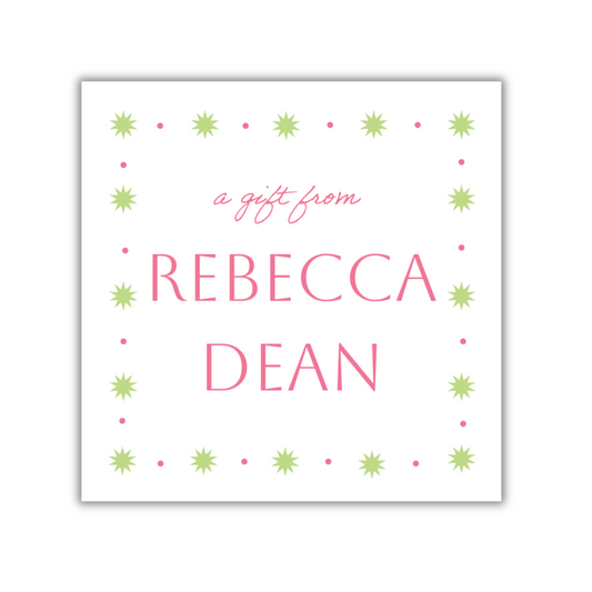 Starburst Gift Tag