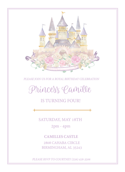 Royal Celebration Classic Invitation