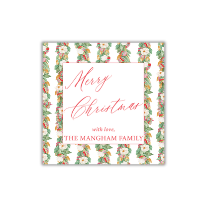 Southern Christmas Gift Tag and Sticker