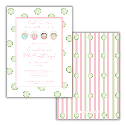 Cucumber Birthday Invitation