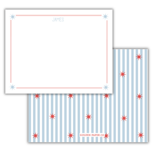 Stars & Stripes Notecards-Set of 10