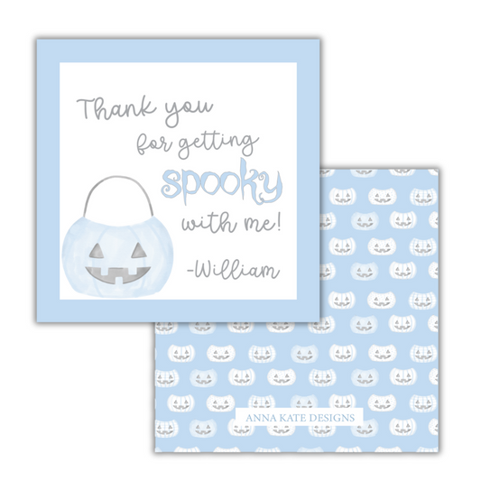 Spooky Pumpkin Gift Tag