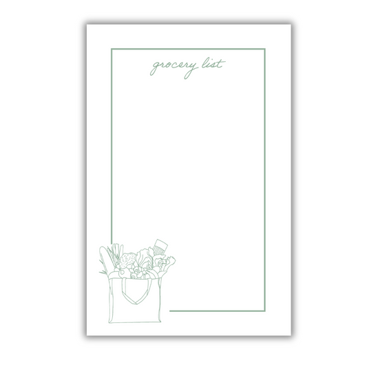 Grocery List Notepad